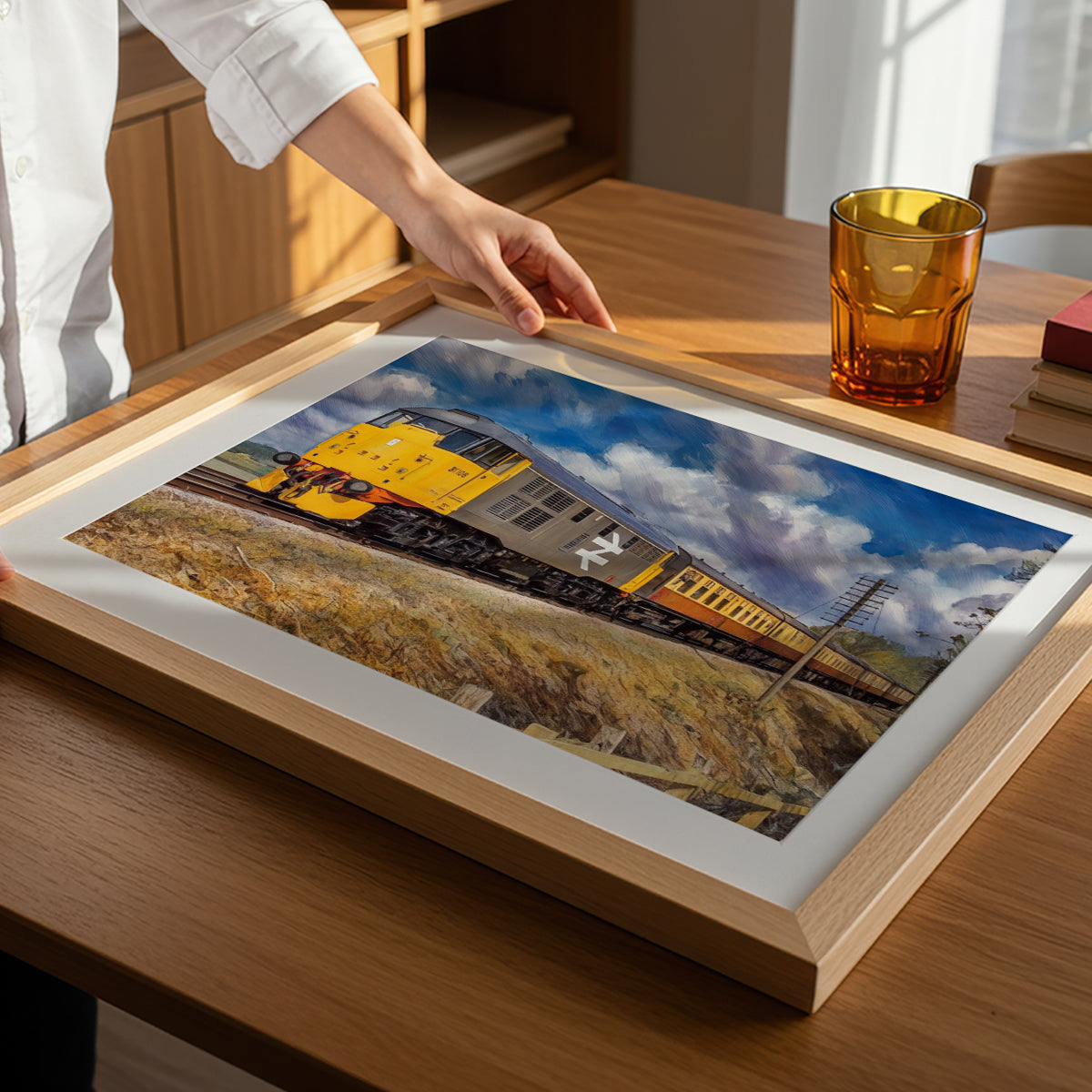 Class 31 Pasenger Express Railways Trains Artwork Poster Print Wall Art