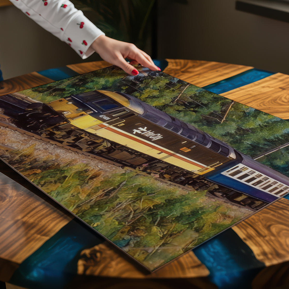 Class 47 Inter City Railways Trains Artwork Poster Print Wall Art