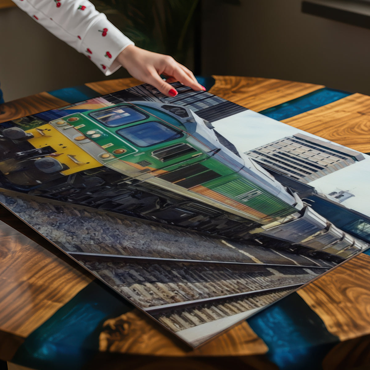 Class 59 MRL Railways Trains Artwork Poster Print Wall Art