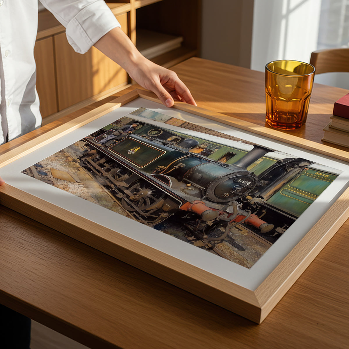 Class A1 Terrier Knowle Railways Trains Artwork Poster Print Wall Art