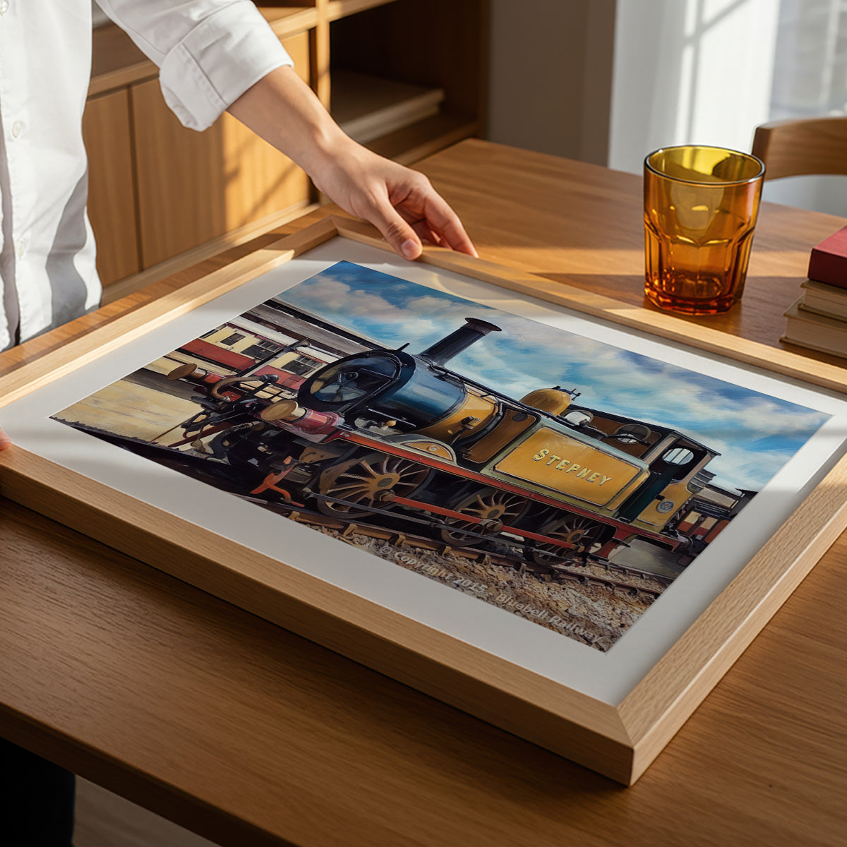 Class A1 Terrier Stepney Blue Bell Railways Trains Artwork Poster Print Wall Art