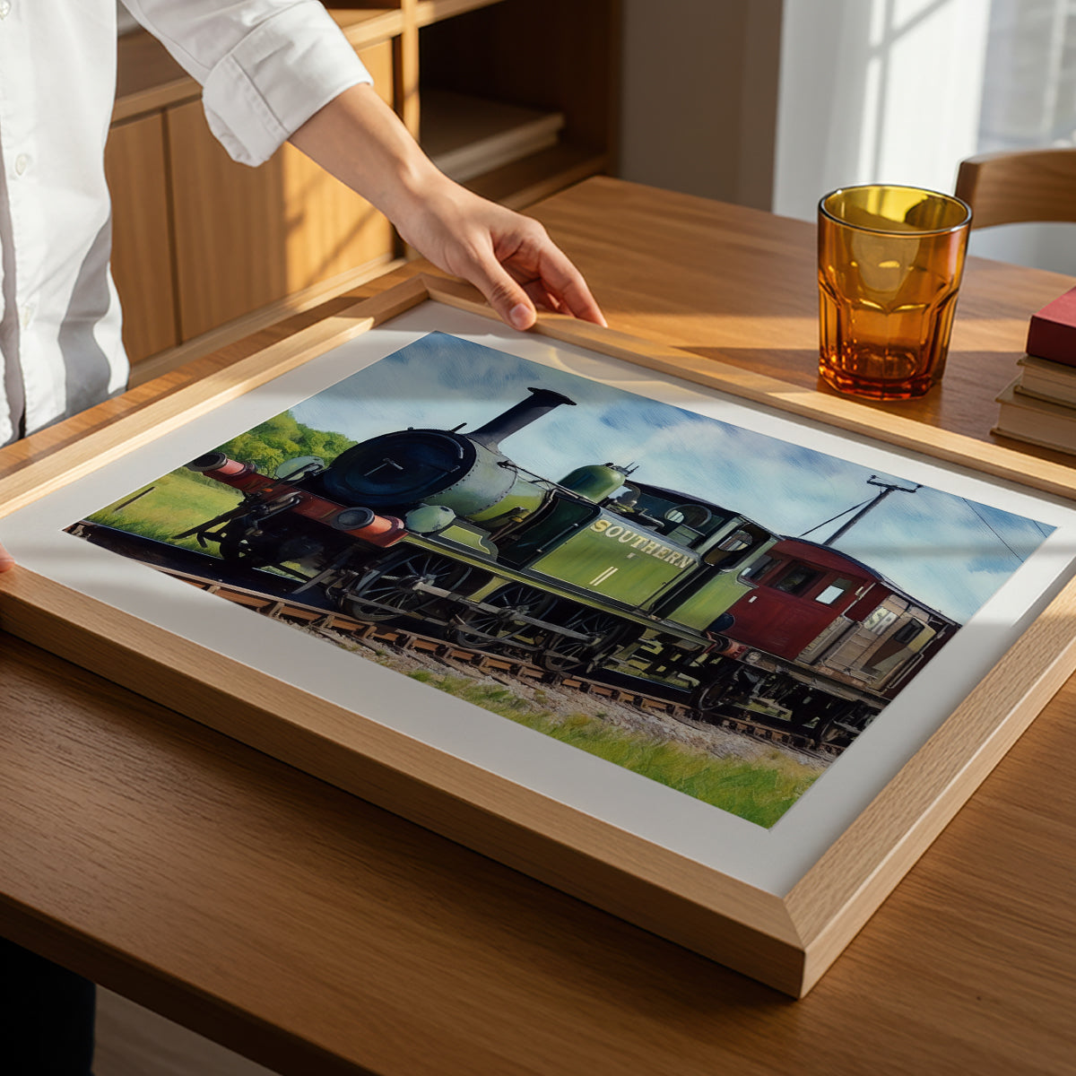 Class A1 Terrier Brighton Southern Railways Trains Artwork Poster Print Wall Art