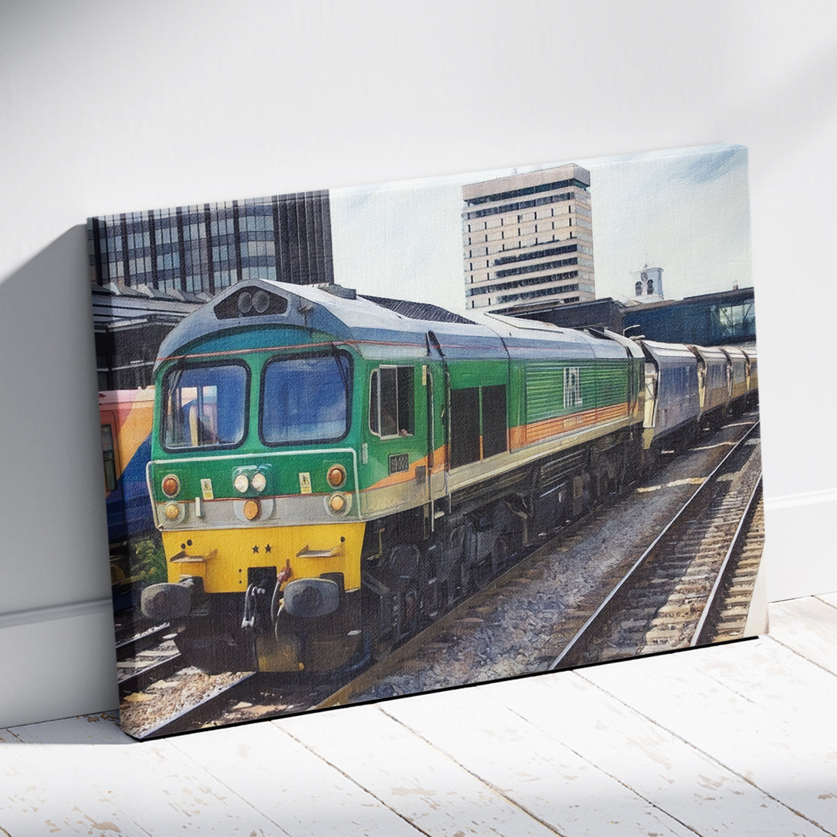 Class 59 MRL Railways Trains Artwork Poster Print Wall Art